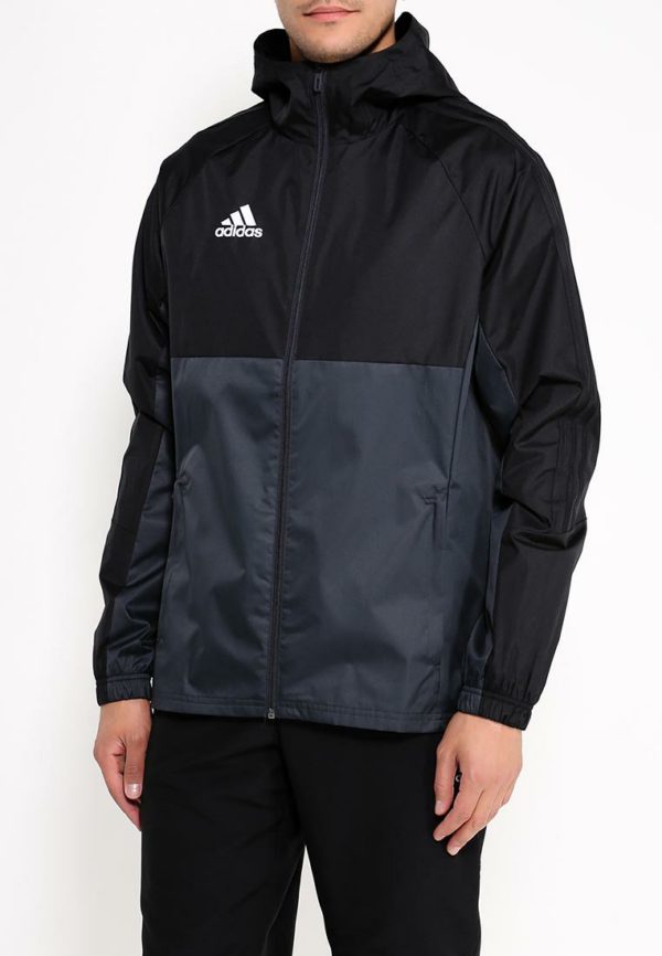 Veste IMPERMÉABLE ADIDAS GRIS – Image 3