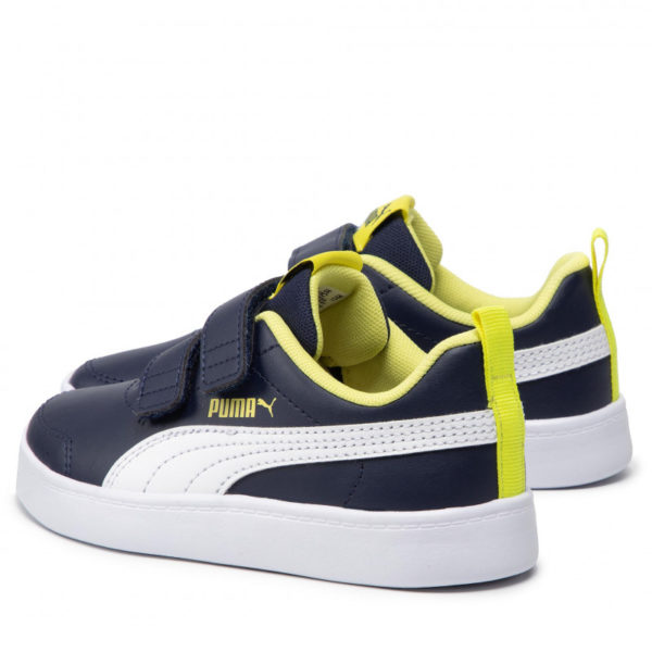 Courtflex v2 V PS Peacoat-Puma White-Lem – Image 5