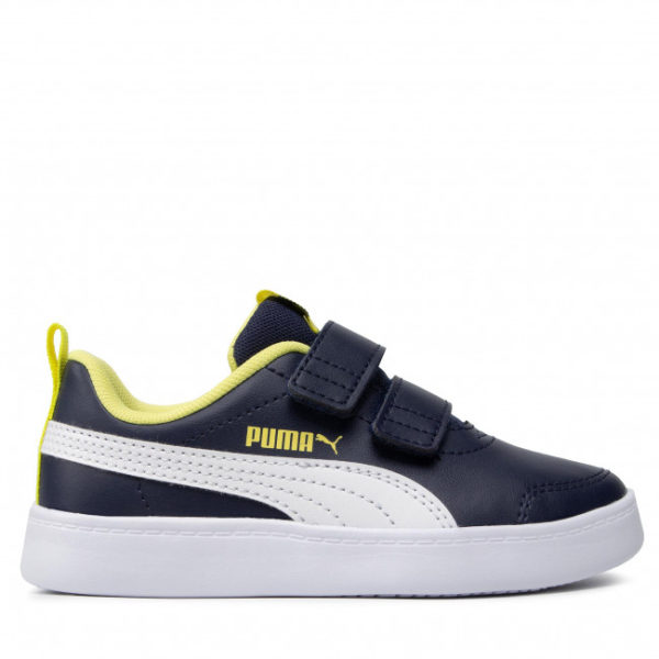 Courtflex v2 V PS Peacoat-Puma White-Lem – Image 6