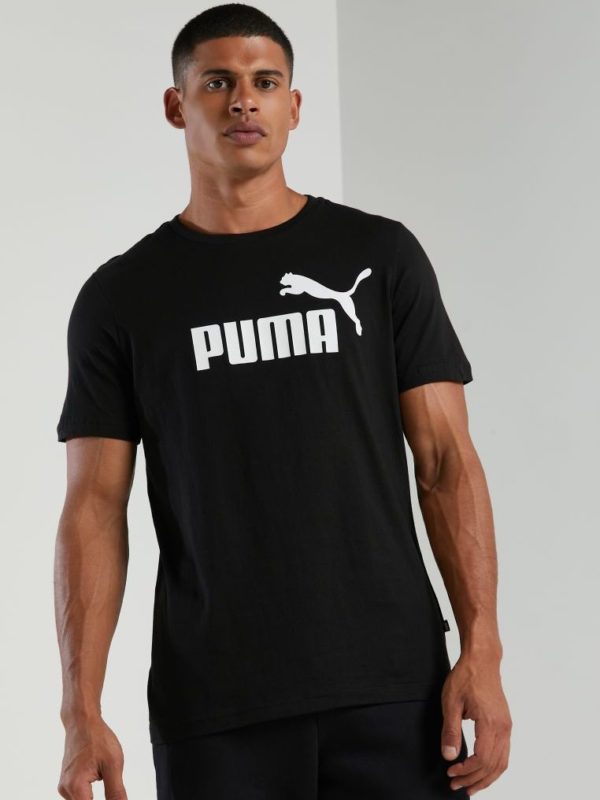 ESS Logo Tee Puma Black – Image 4