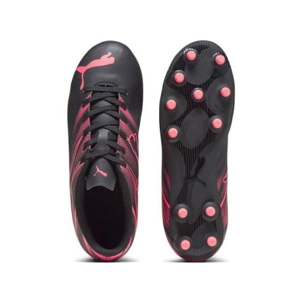 Puma Junior Attacanto FG/AG Football Boot Black-Fire Orchid – Image 2